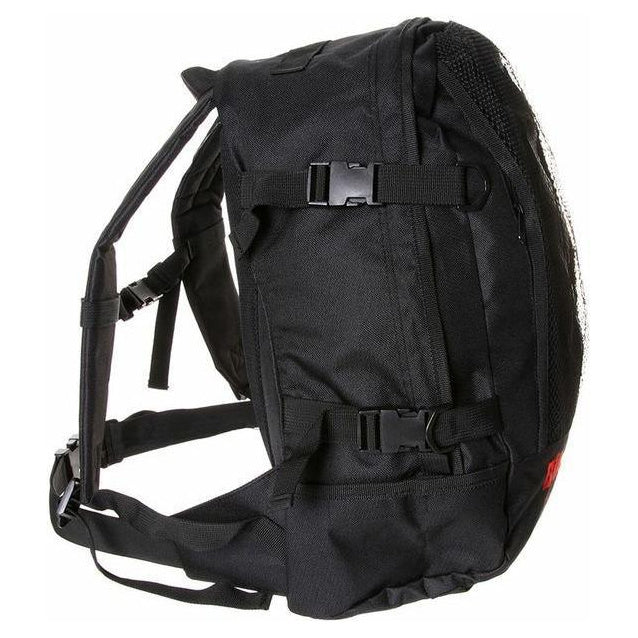 Bike It Backpack Black - backpack side profile