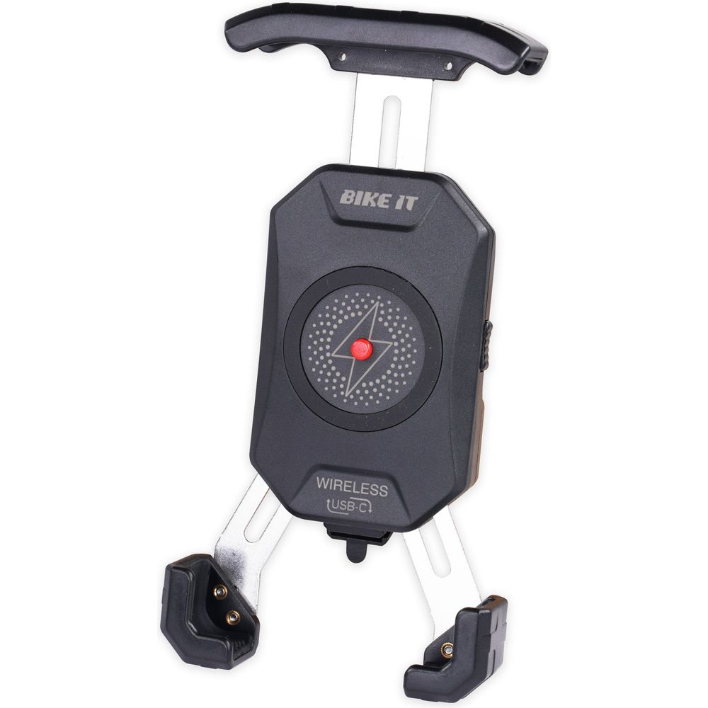 Bike It Universal Phone Holder Wireless Qi Charger + USB-C