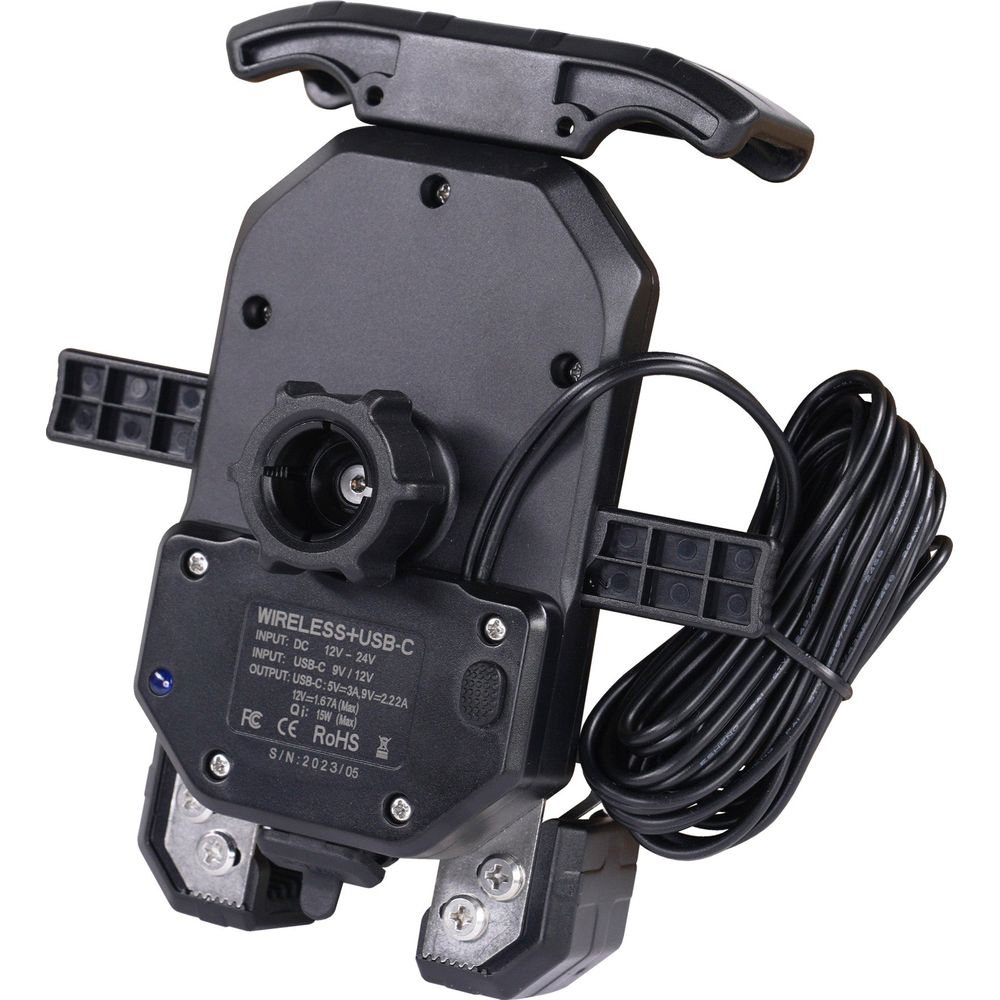 Bike It Universal Phone Holder Wireless Qi Charger + USB-C