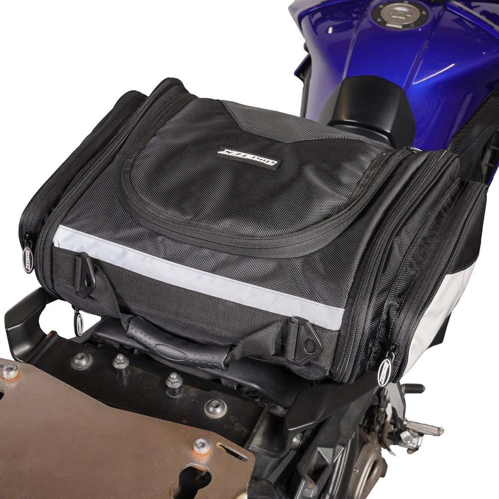 BikeTek Urbano Motorcycle Tail Pack Black