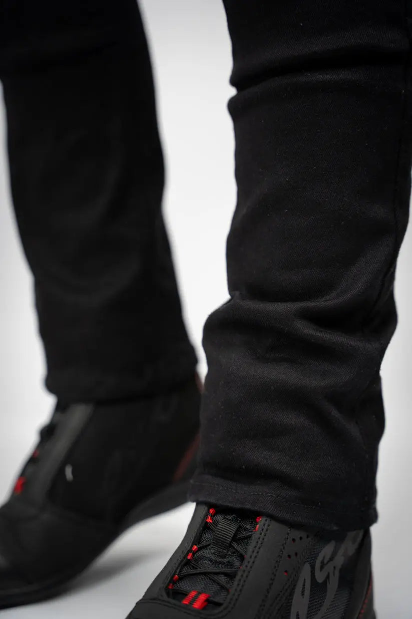 Bull-it Guardian Ladies Straight Fit Denim Jeans BlackĀ  - FREE UK Shipping, FREE 365 Day Returns | Moto Central