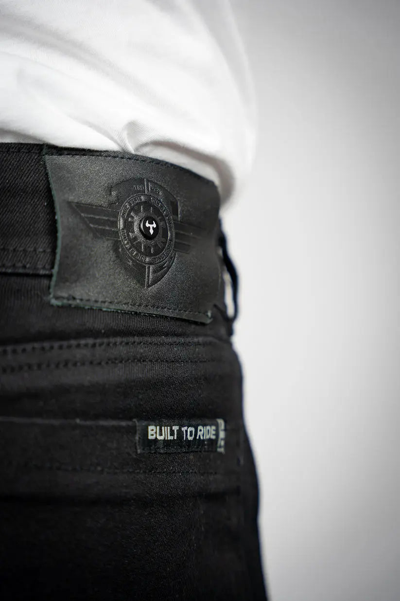 Bull-it Guardian Ladies Straight Fit Denim Jeans BlackĀ  - FREE UK Shipping, FREE 365 Day Returns | Moto Central