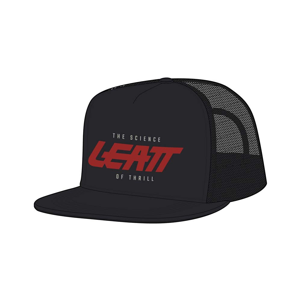Leatt Trucker Cap Black - FREE UK Delivery, FREE 365 Day Returns | Moto Central