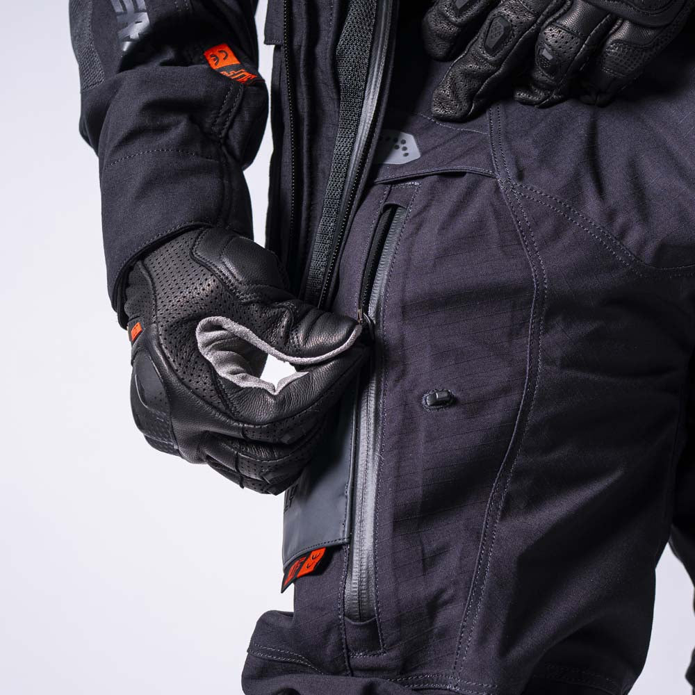 Leatt ADV Rally 7.5 HydraDri Textile Trouser Stealth Black / Grey