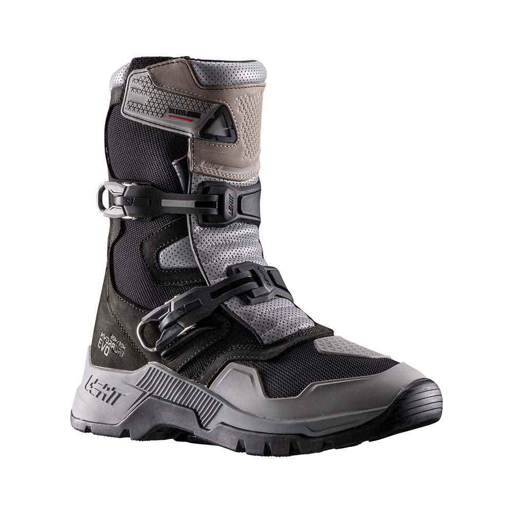 Leatt ADV X-Flow 7.5 Short Adventure Boots Black / Grey