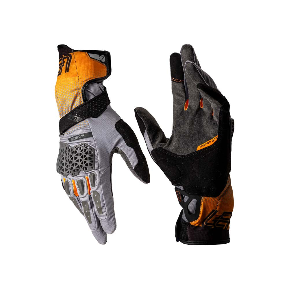 Leatt ADV HydraDri 5.5 Textile Gloves Orange - FREE UK Delivery, FREE 365 Day Returns | Moto Central