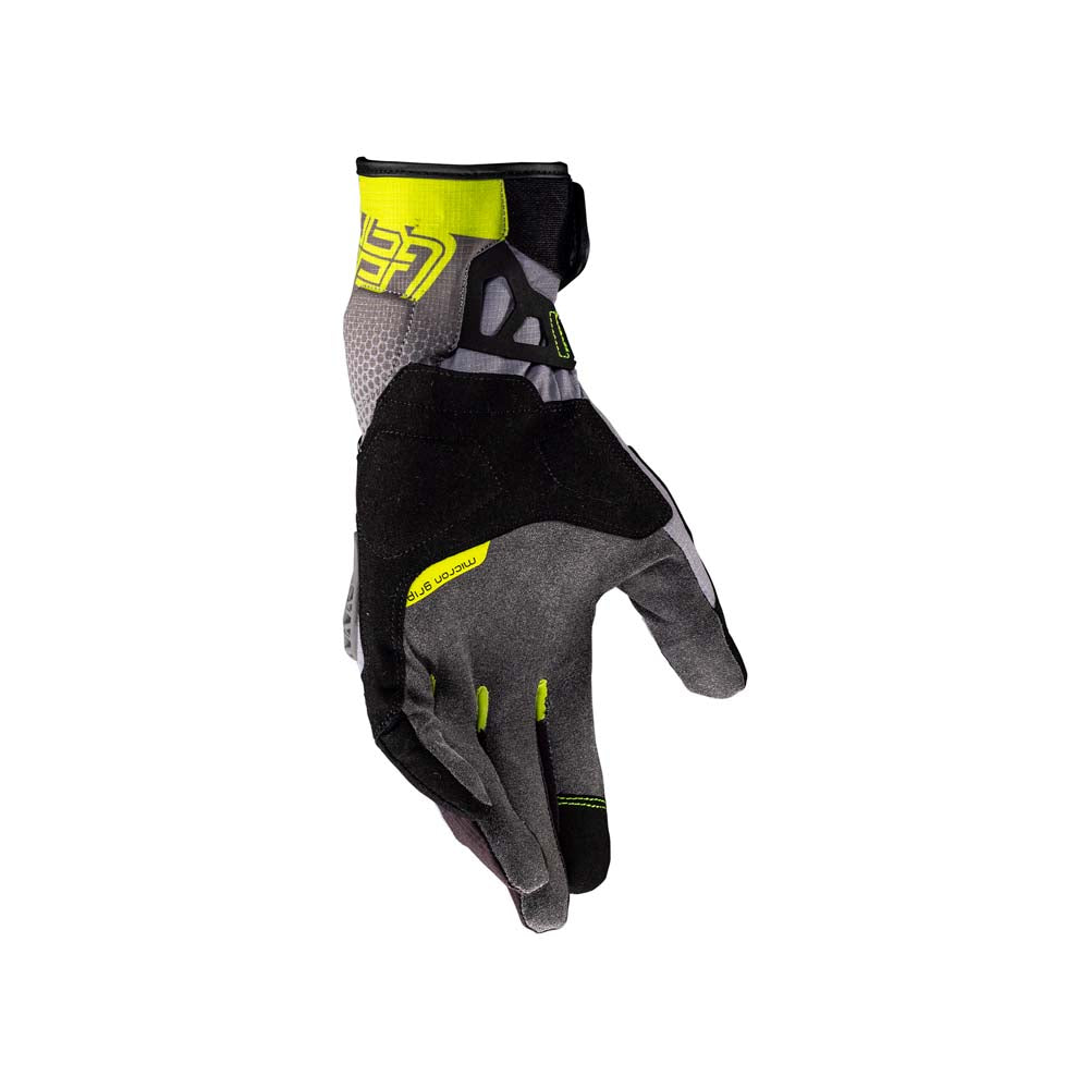 Leatt ADV HydraDri 5.5 Textile Gloves Hi-Viz Yellow - FREE UK Delivery, FREE 365 Day Returns | Moto Central