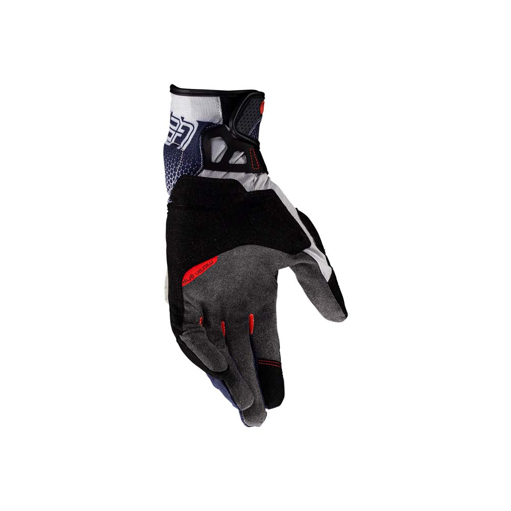 Leatt ADV HydraDri 5.5 Textile Gloves Royal Blue / Red - FREE UK Delivery, FREE 365 Day Returns | Moto Central