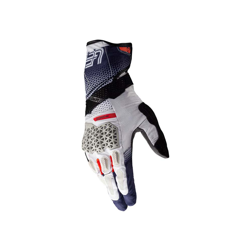 Leatt ADV HydraDri 5.5 Textile Gloves Royal Blue / Red - FREE UK Delivery, FREE 365 Day Returns | Moto Central