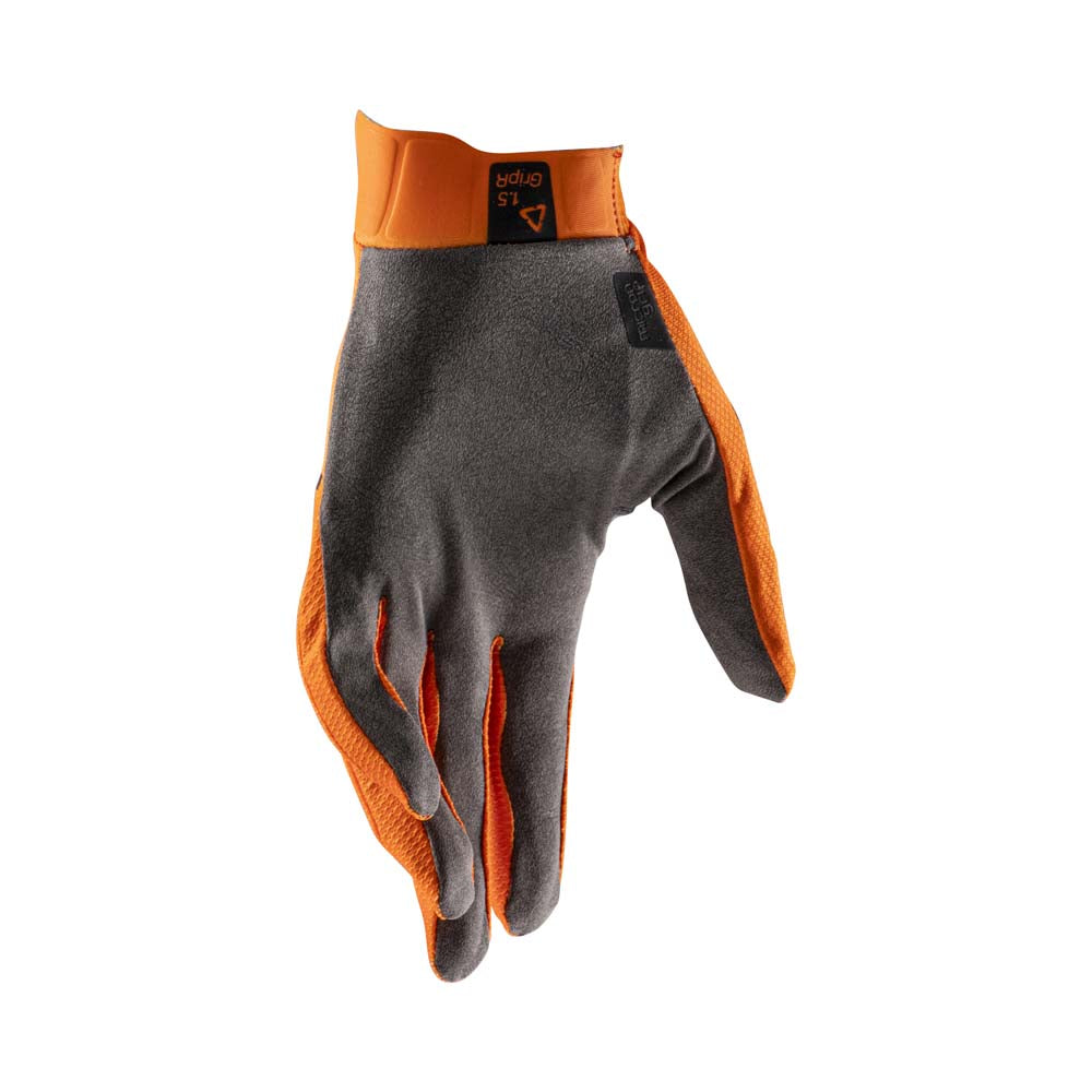 Leatt Moto 1.5 Mini Kids Textile Gloves Orange - FREE UK Delivery, FREE 365 Day Returns | Moto Central