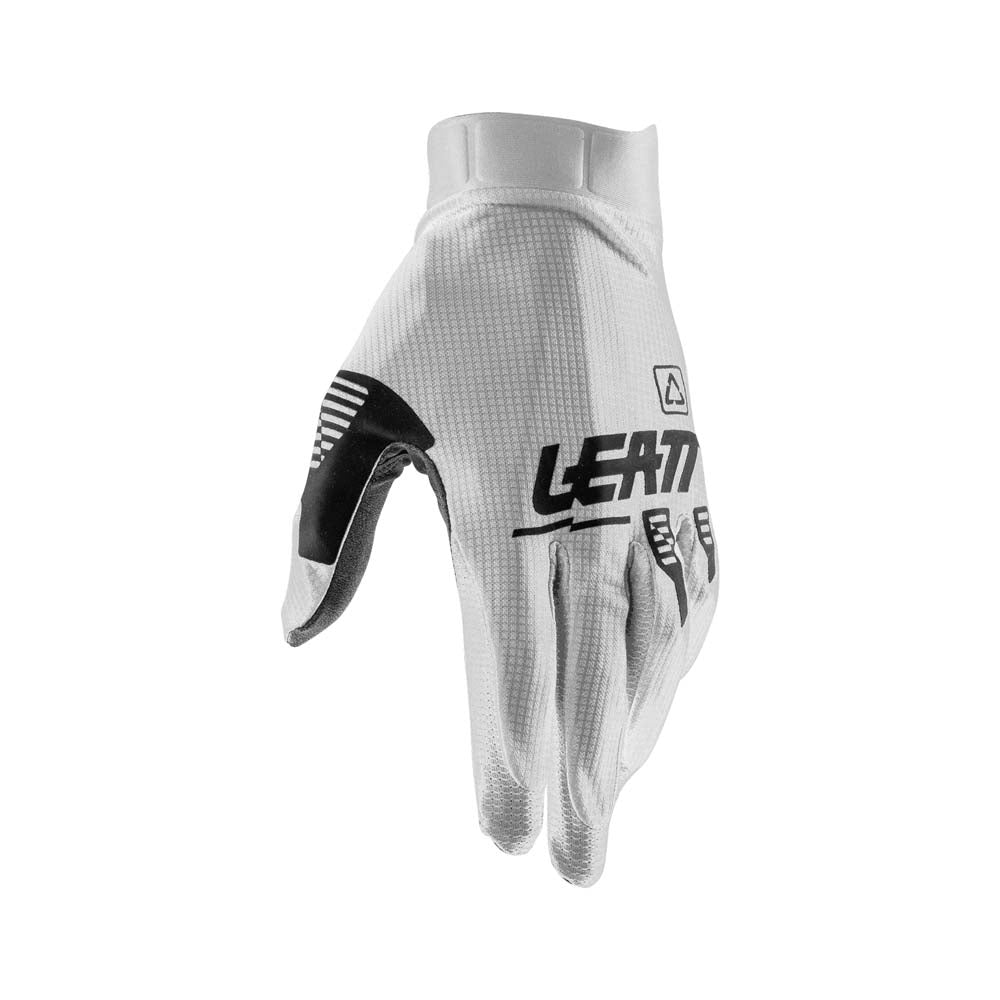 Leatt Moto 1.5 Mini Kids Textile Gloves White - FREE UK Delivery, FREE 365 Day Returns | Moto Central