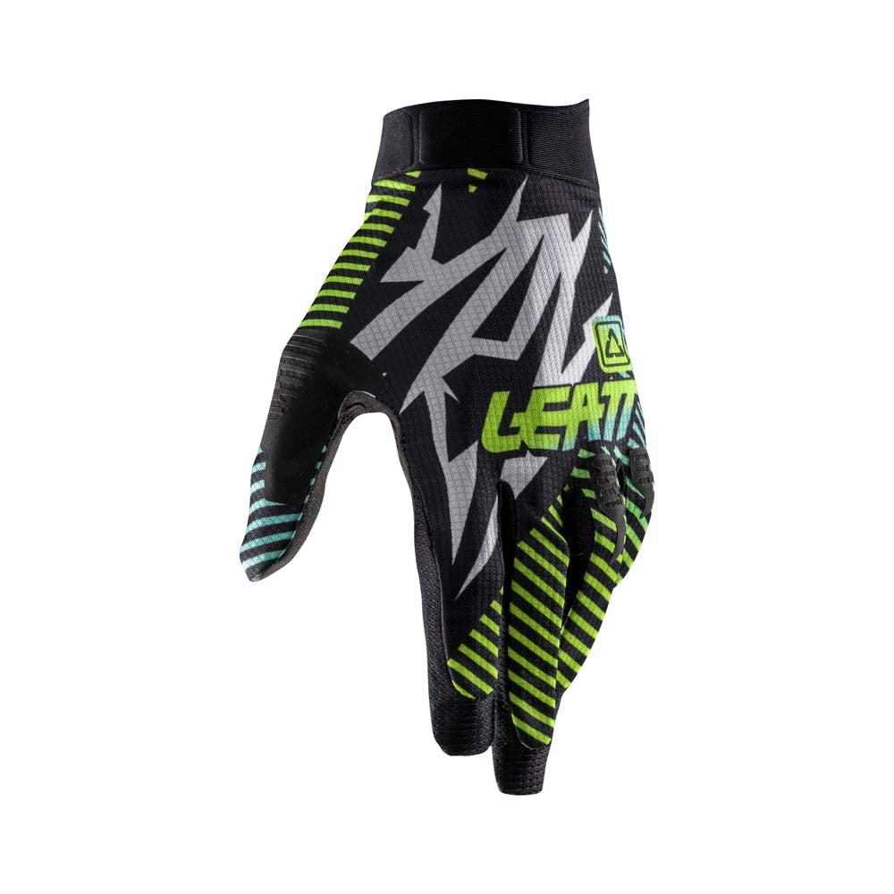 Leatt Moto 1.5 GripR Textile Gloves Storm Teal - FREE UK Delivery, FREE 365 Day Returns | Moto Central