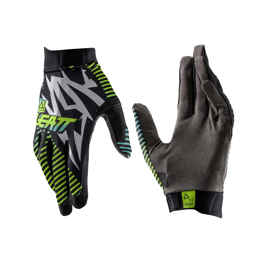 Leatt Moto 1.5 GripR Textile Gloves Storm Teal