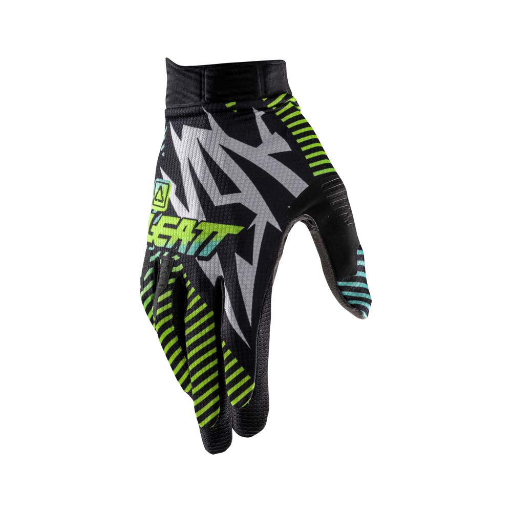 Leatt Moto 1.5 GripR Textile Gloves Storm Teal - FREE UK Delivery, FREE 365 Day Returns | Moto Central