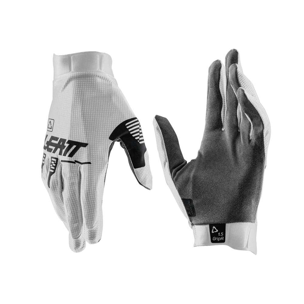 Leatt Moto 1.5 GripR Textile Gloves White