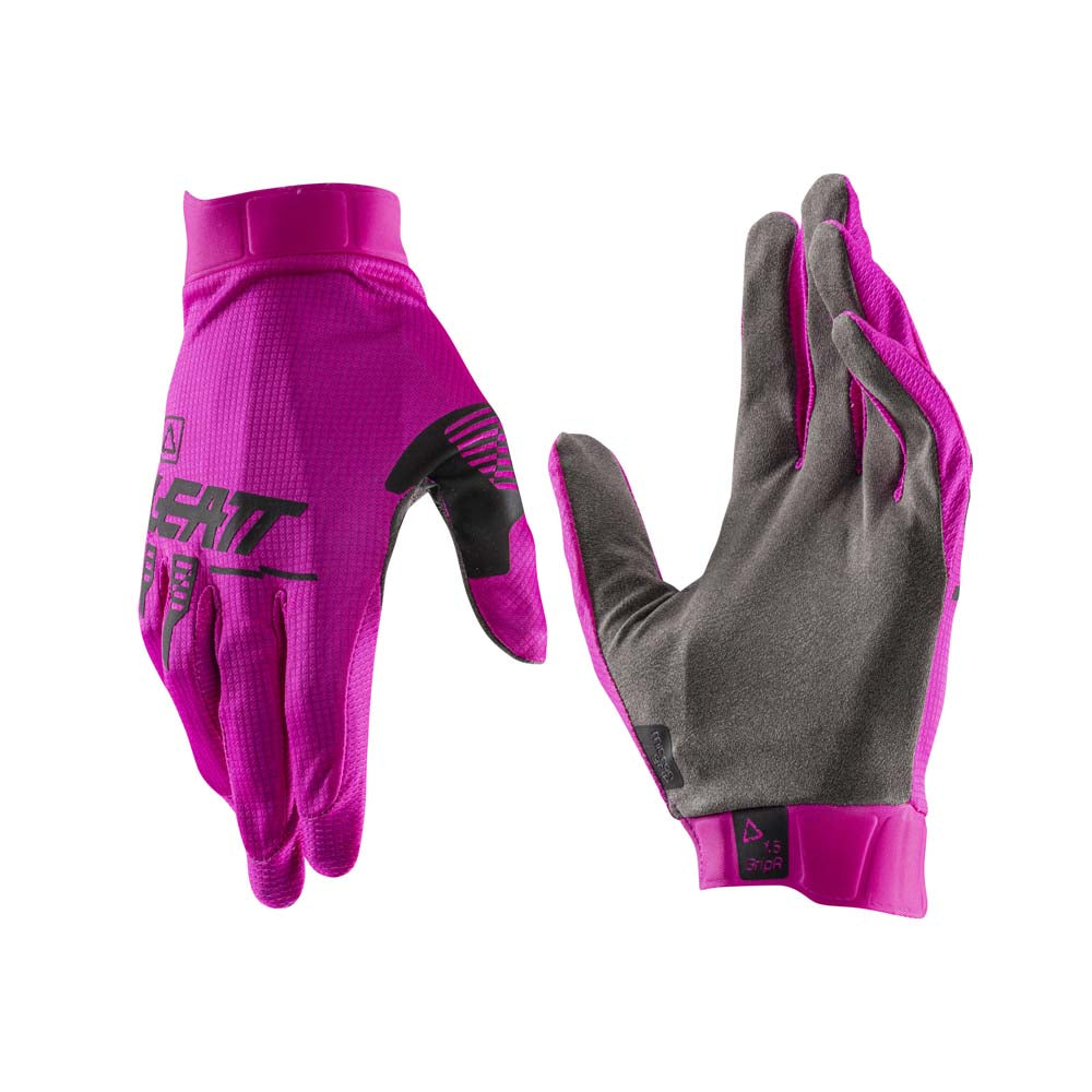 Leatt Moto 1.5 GripR Textile Gloves Pink