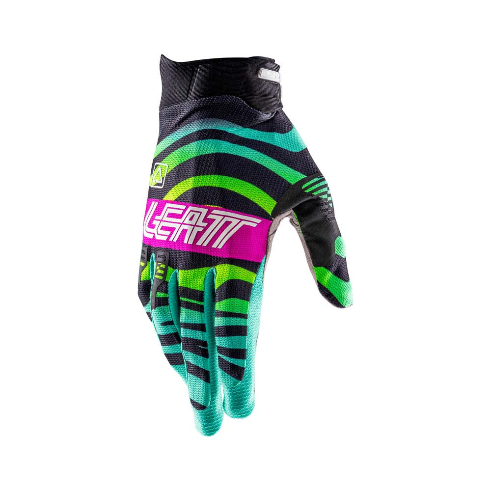 Leatt Moto 2.5 X-Flow Junior Textile Gloves Tiger Pink - FREE UK Delivery, FREE 365 Day Returns | Moto Central