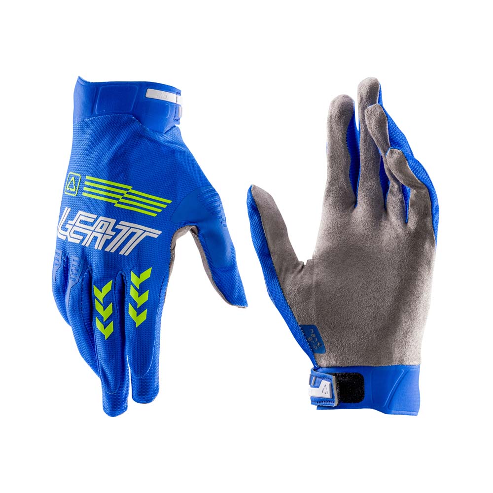Leatt Moto 2.5 X-Flow Textile Gloves Blue pair view