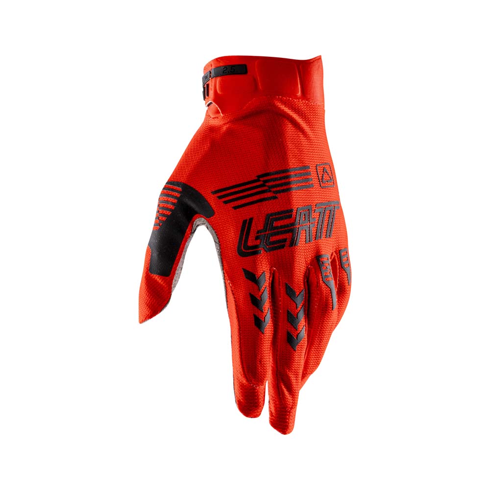 Leatt Moto 2.5 X-Flow Textile Gloves Red - FREE UK Delivery, FREE 365 Day Returns | Moto Central