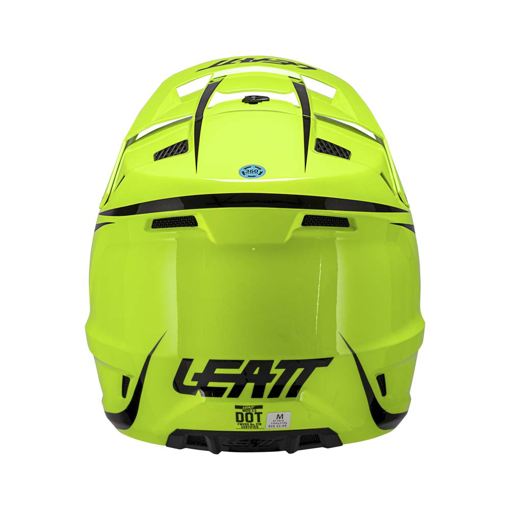 Leatt Moto 3.5 Junior Helmet Kit Neon Yellow