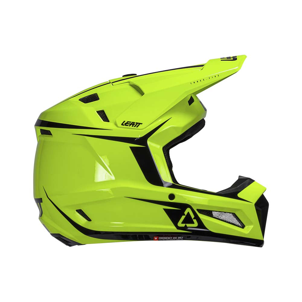 Leatt Moto 3.5 Junior Helmet Kit Neon Yellow