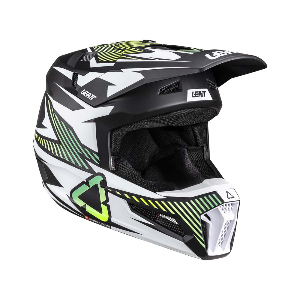 Leatt Moto 3.5 Junior Helmet Kit Storm Teal