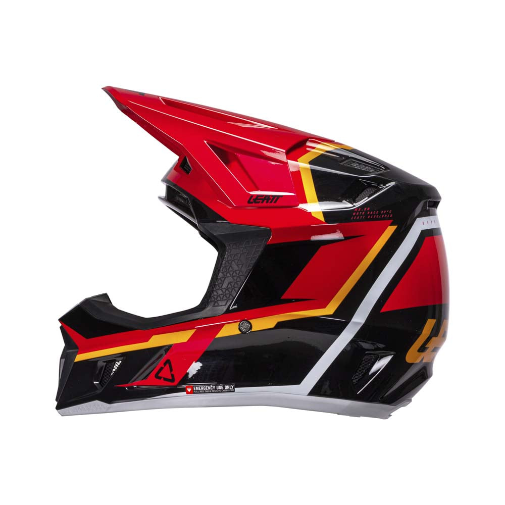 Leatt Moto 7.5 Helmet Kit Red