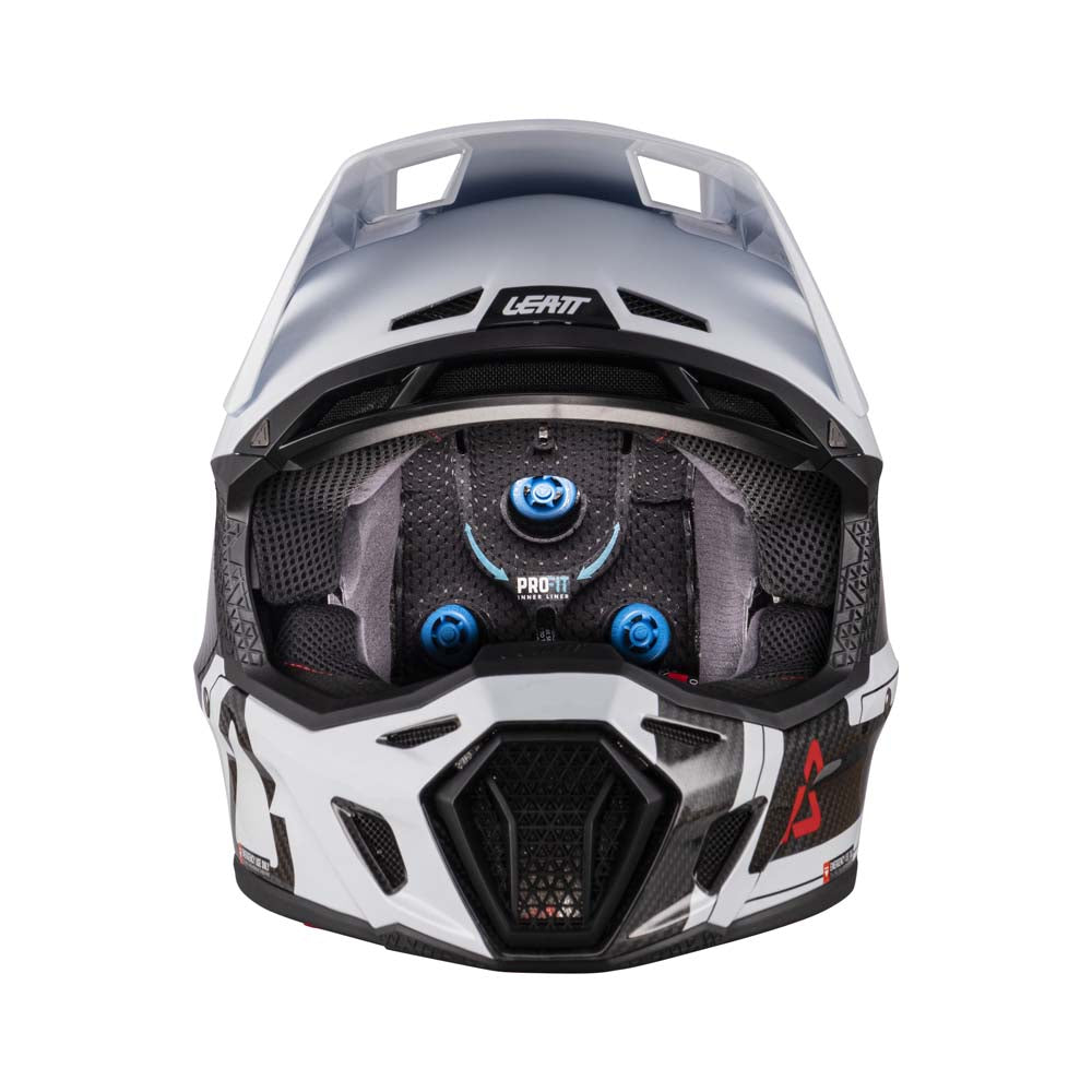 Leatt Moto 9.5 Helmet Kit Carbon / White