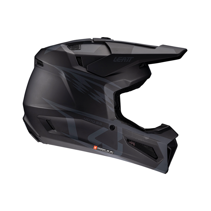 Leatt Moto 3.5 Helmet Kit Stealth Black / Grey