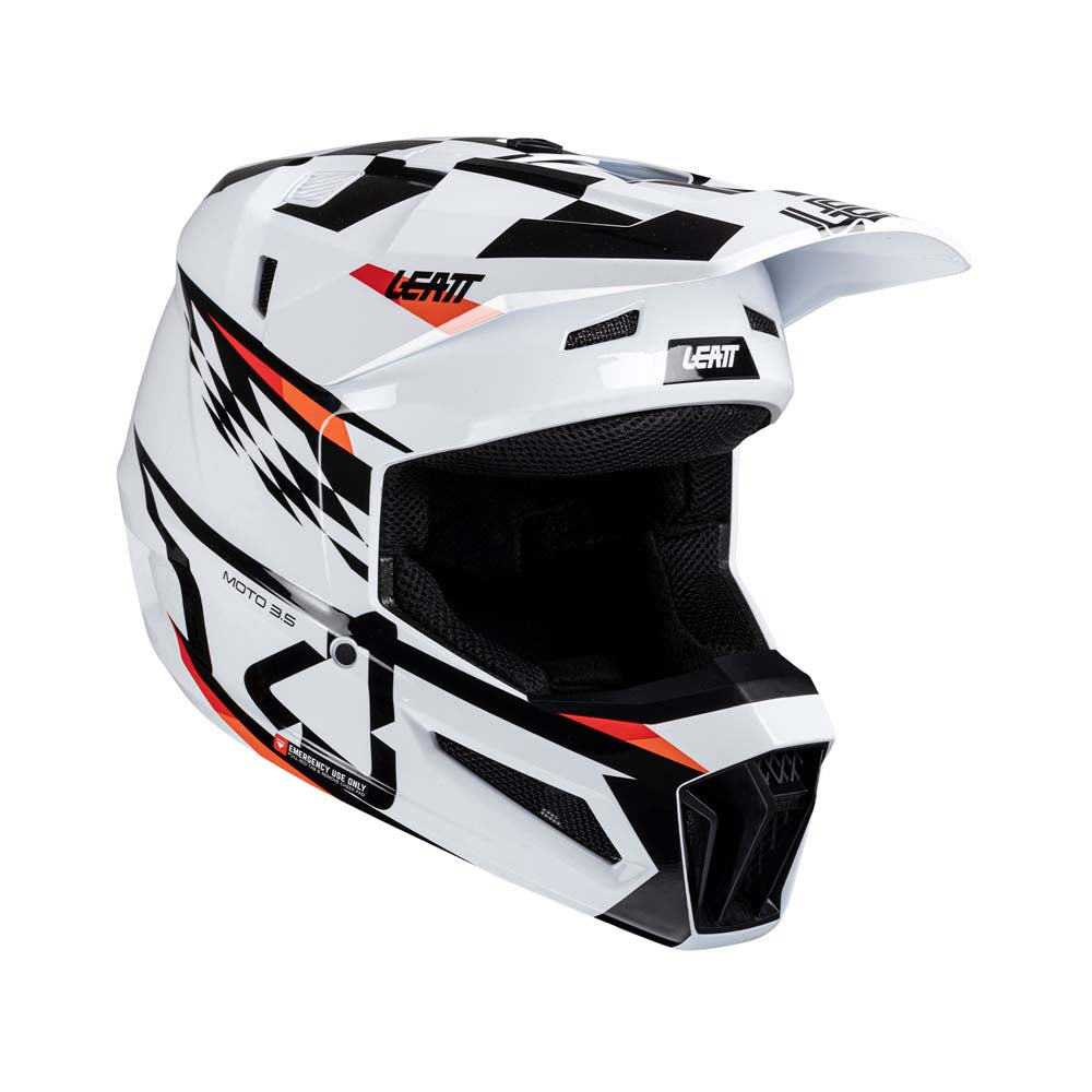 Leatt Moto 3.5 Junior Helmet Kit White