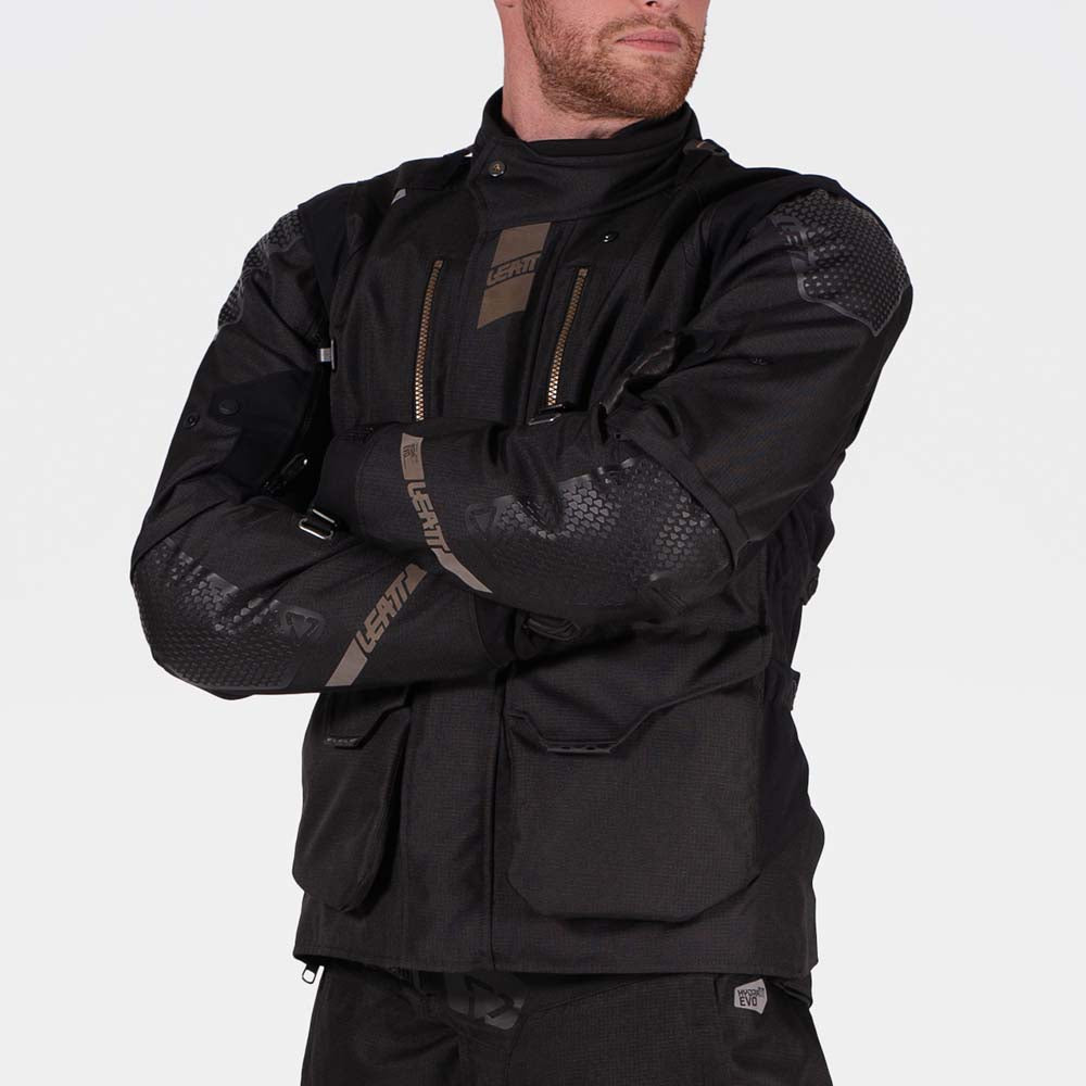 Leatt ADV MultiTour 5.5 Textile Jacket Stealth Black / Grey