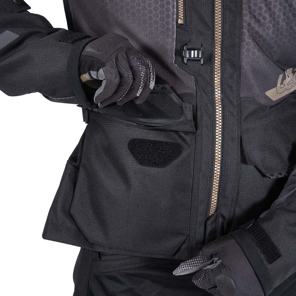 Leatt ADV FlowTour 5.5 Textile Jacket Stealth Black / Grey
