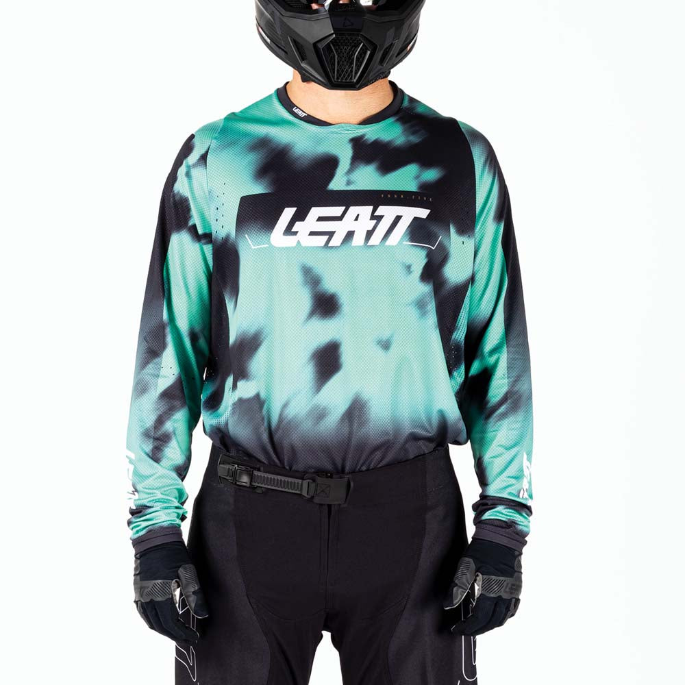 Leatt Moto 4.5 Lite Jersey Teal - FREE UK Shipping, FREE 365 Day Returns | Moto Central