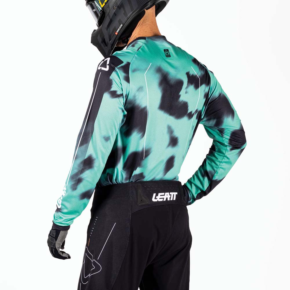 Leatt Moto 4.5 Lite Jersey Teal - FREE UK Shipping, FREE 365 Day Returns | Moto Central