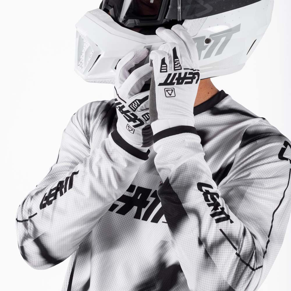 Leatt Moto 4.5 Lite Jersey White - FREE UK Shipping, FREE 365 Day Returns | Moto Central