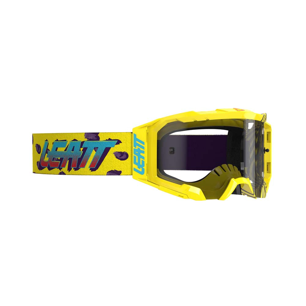 Leatt Velocity 5.5 Goggles Cheetah Yellow / Clear - FREE UK Shipping, FREE 365 Day Returns | Moto Central