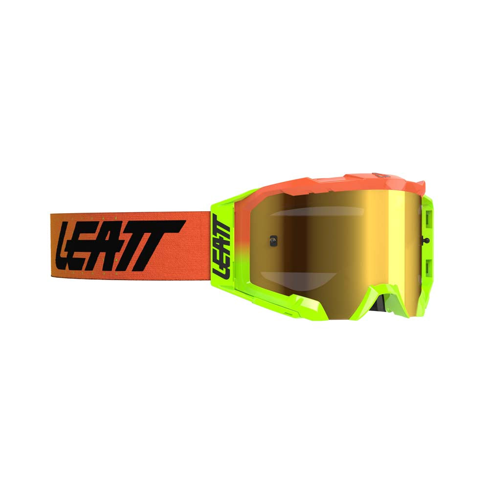 Leatt Velocity 5.5 Iriz Goggles Citrus Orange / Bronze - FREE UK Shipping, FREE 365 Day Returns | Moto Central
