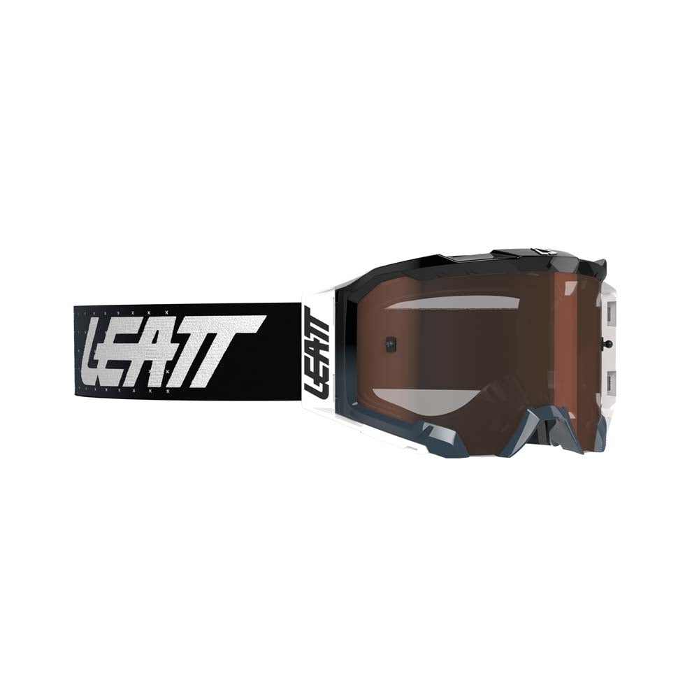 Leatt Velocity 5.5 Iriz Goggles Graphite Grey / Platinum - FREE UK Shipping, FREE 365 Day Returns | Moto Central