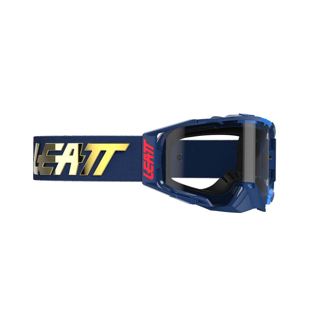 Leatt Velocity 6.5 Photochromic Goggles Royal Blue / Red / Clear Adaptive - FREE UK Shipping, FREE 365 Day Returns | Moto Central