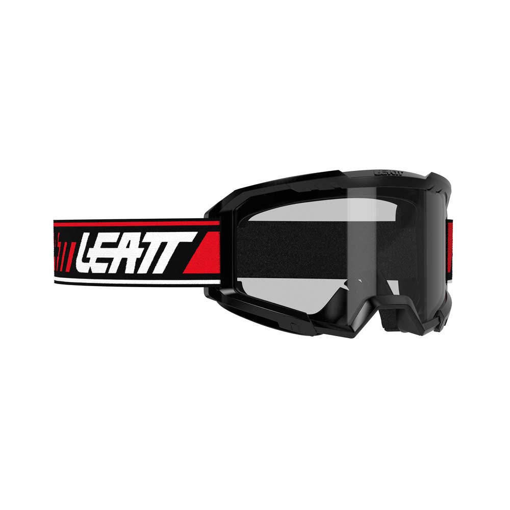 Leatt Vizion 2.5 Goggles Black / Red / Clear - FREE UK Shipping, FREE 365 Day Returns | Moto Central