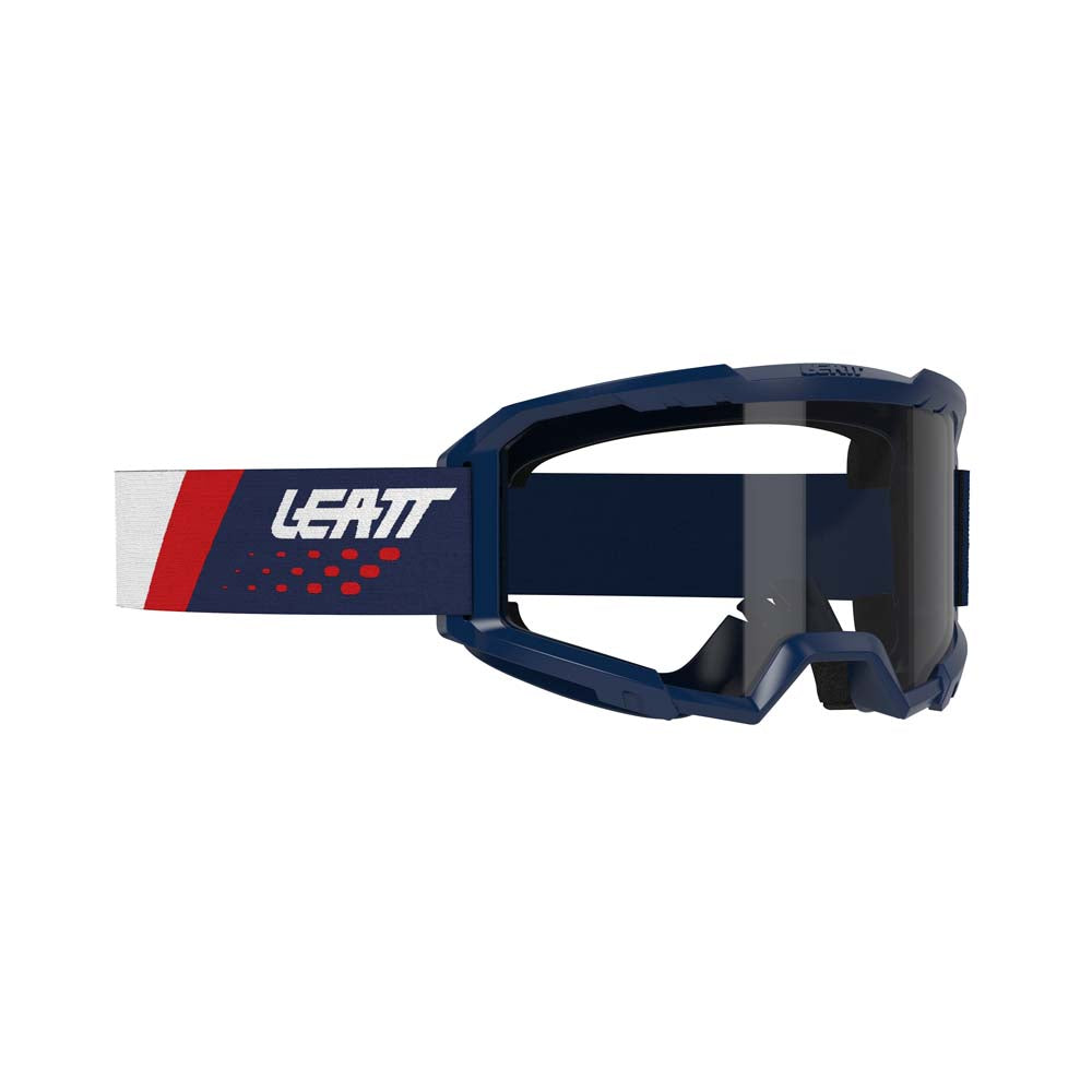 Leatt Vizion 2.5 Goggles Royal Blue / Red / Clear - FREE UK Shipping, FREE 365 Day Returns | Moto Central