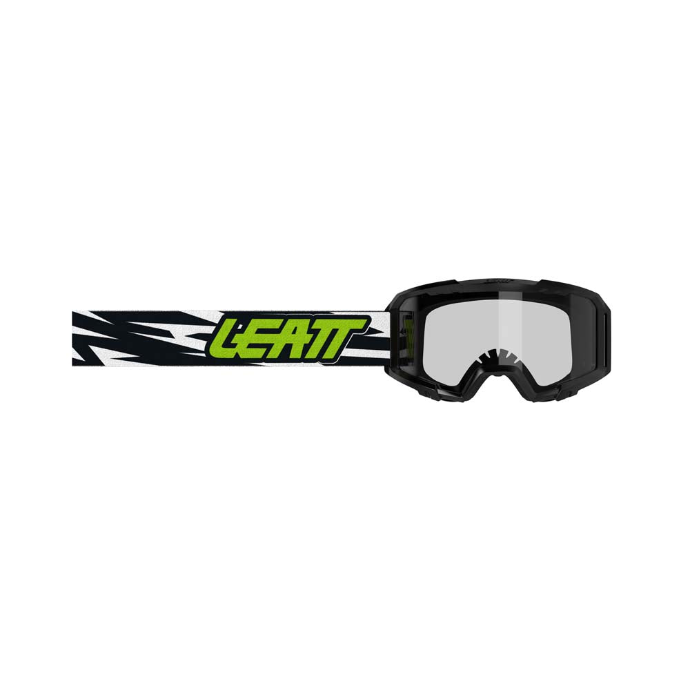 Leatt Vizion 2.5s Goggles Black / Neon Yellow / Clear - FREE UK Shipping, FREE 365 Day Returns | Moto Central