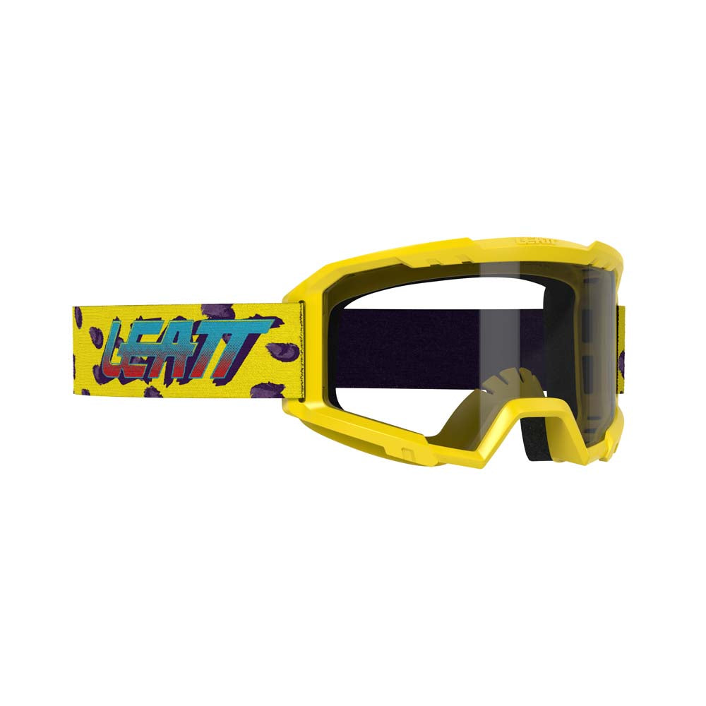 Leatt Vizion 2.5s Goggles Cheetah Yellow / Clear - FREE UK Shipping, FREE 365 Day Returns | Moto Central