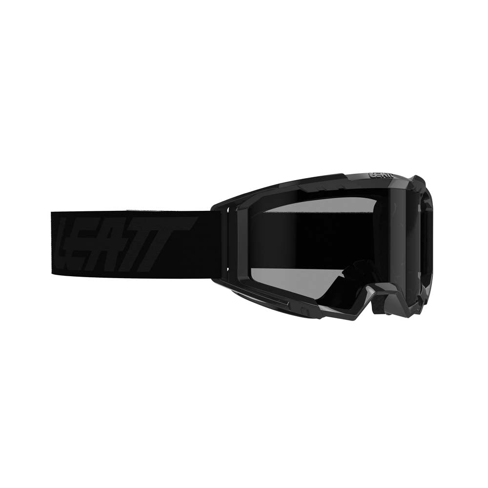 Leatt Vizion 3.5 Goggles Stealth Black / Grey - FREE UK Shipping, FREE 365 Day Returns | Moto Central