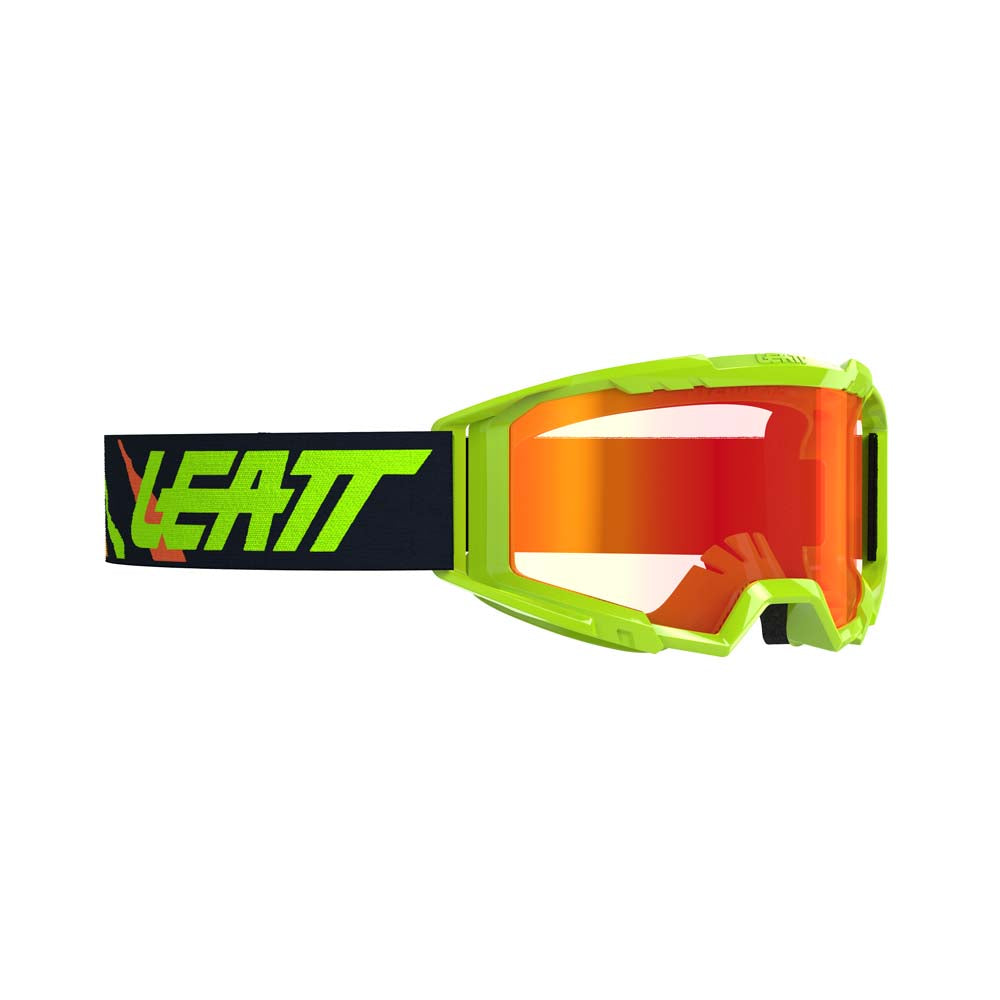 Leatt Vizion 3.5 Iriz Goggles Lime Green / Red - FREE UK Shipping, FREE 365 Day Returns | Moto Central