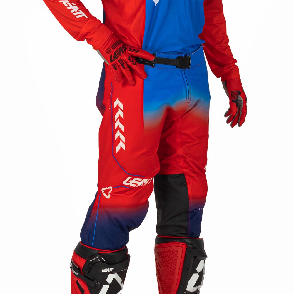 Leatt Moto 5.5 I.K.S Textile Trouser Royal Blue / Red