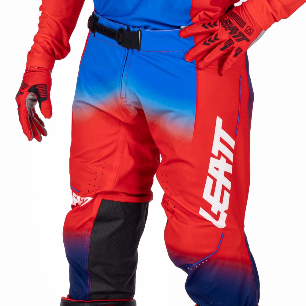 Leatt Moto 5.5 I.K.S Textile Trouser Royal Blue / Red