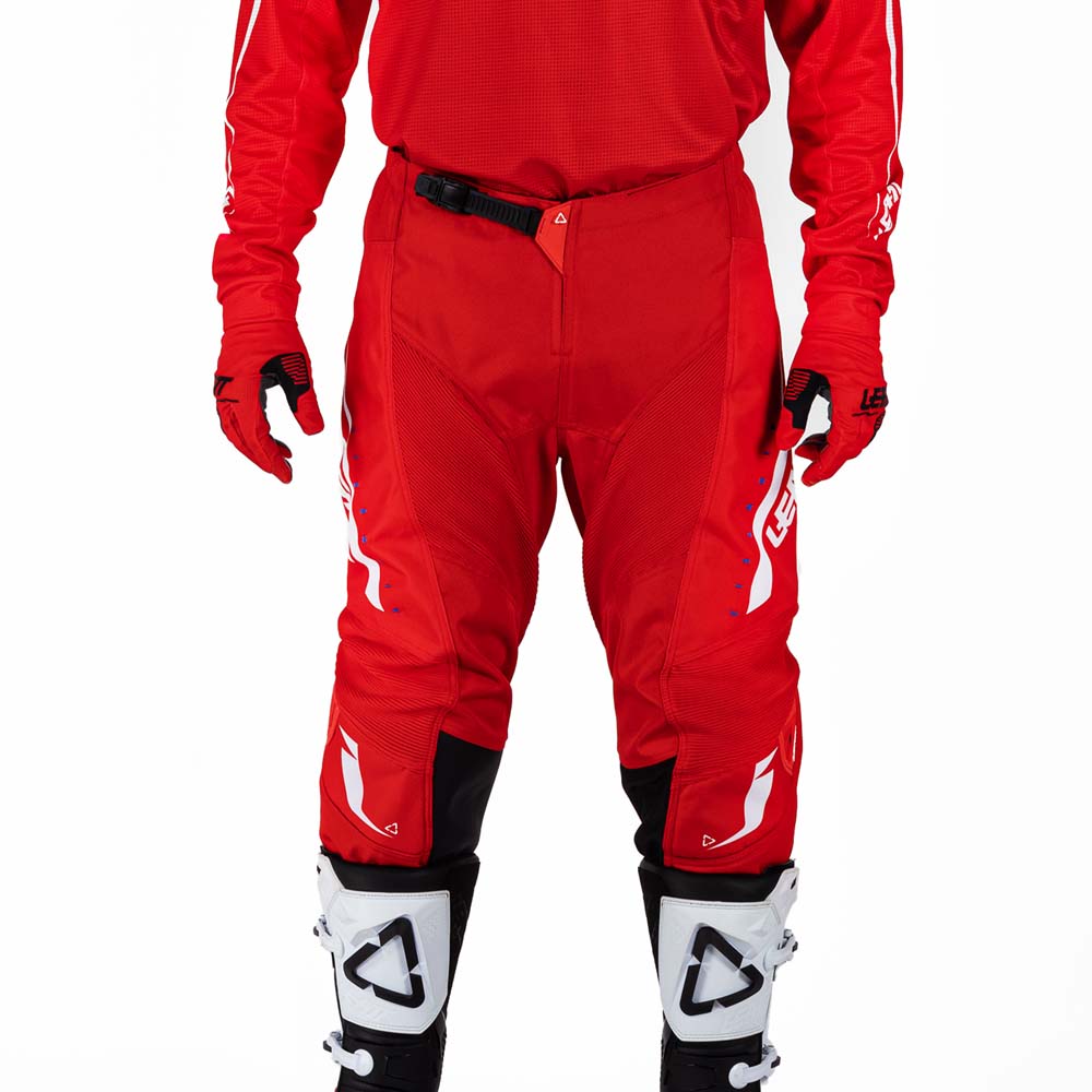 Leatt Moto 3.5 Textile Trouser Red