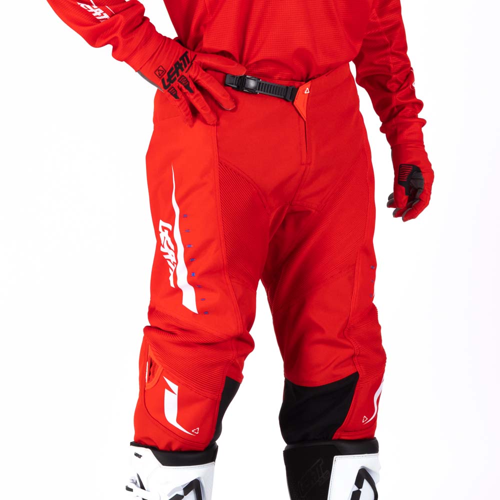 Leatt Moto 3.5 Textile Trouser Red