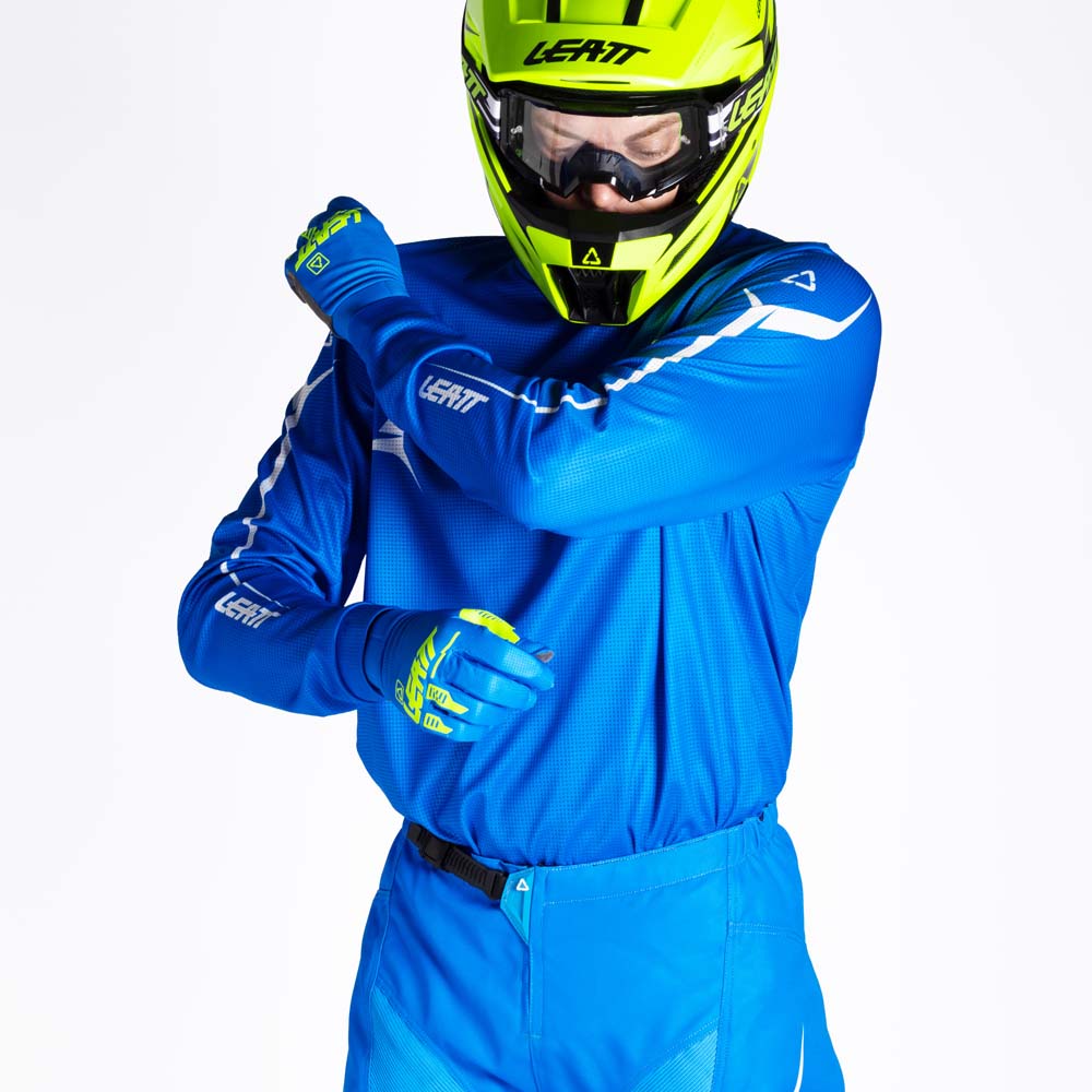 Leatt Moto 3.5 Ride Kit Blue - FREE UK Delivery, FREE 365 Day Returns | Moto Central